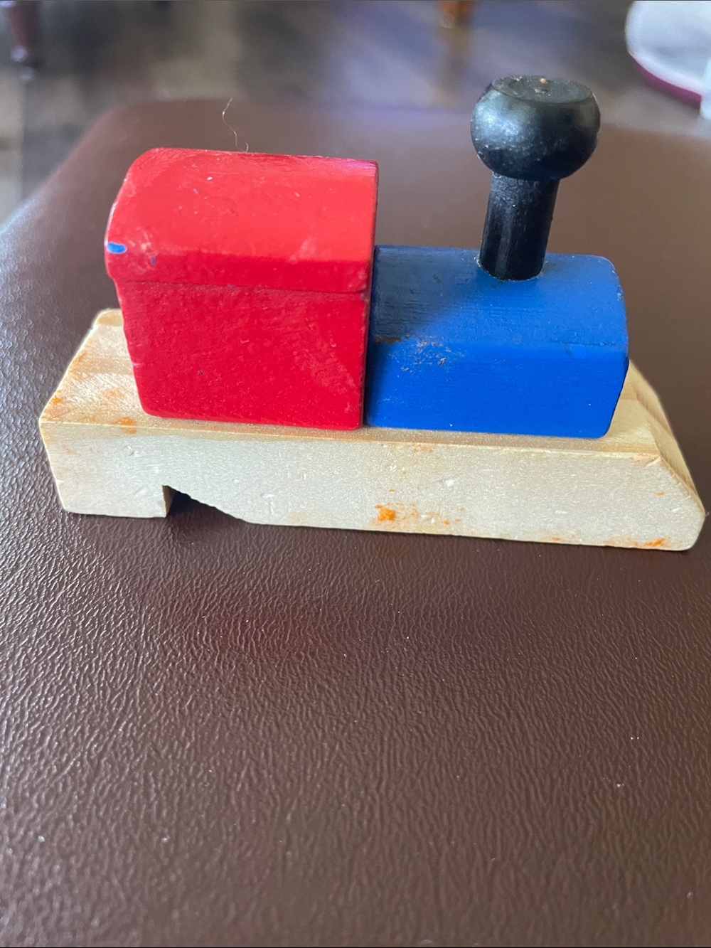 Oriental Trading wooden train whistle